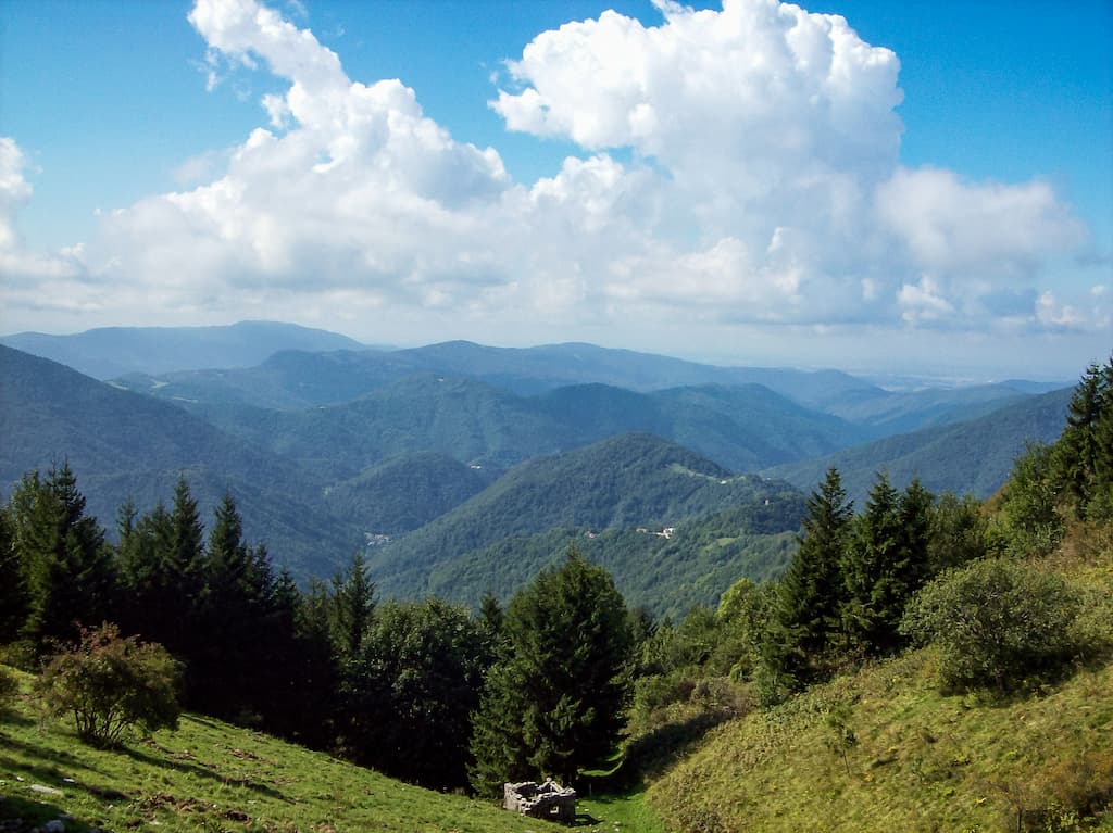 Vista da Bivacco Zanusso