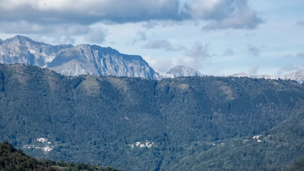Panoramica Kolovrat da lontano